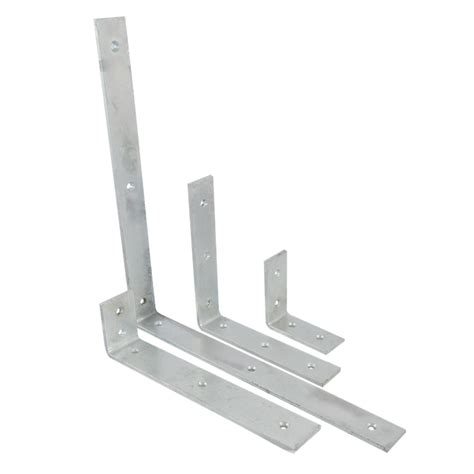 large galvanized angle brackets